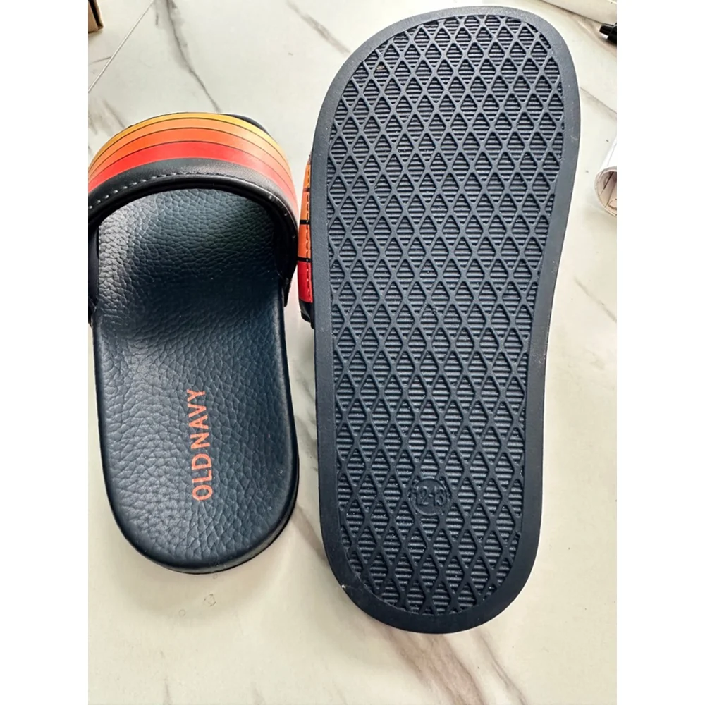 Kid 12 13 Old Navy Slide Flip Flops - Picture 3 of 3
